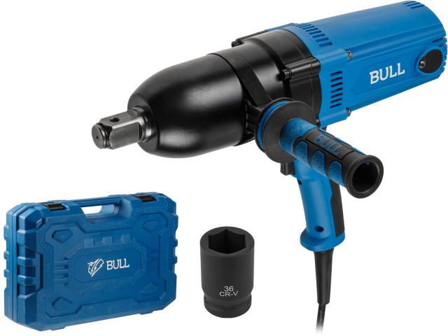 Изображение 1 Гайковерт ударный электрический BULL CW 1210 в чем. 1050 Вт, 1200 Н*м, 1"