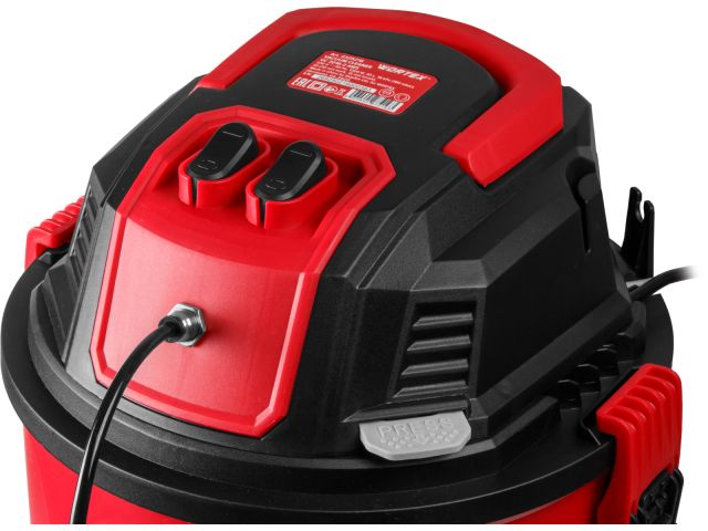 Изображение 9 Пылесос строительный WORTEX VC 3016-2 AWS 1300 Вт, 30 л, провод 4 м, шланг 3 м