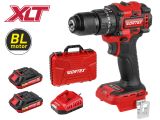 Аккум. ударная дрель-шуруповерт WORTEX BD 2030-1 Li в чем. XLT SET БЕСЩЕТ., 18 В, 55 Н*м, 2х2 А*ч