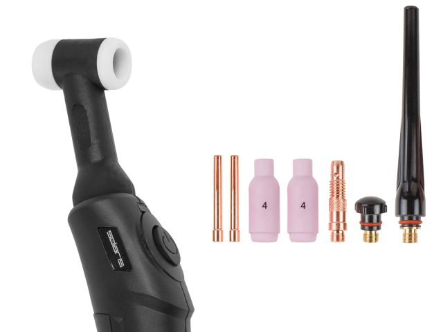 Изображение 2 Горелка сварочная TIG WGT-26 (4м, 250А, разъем M16x1.5) SOLARIS