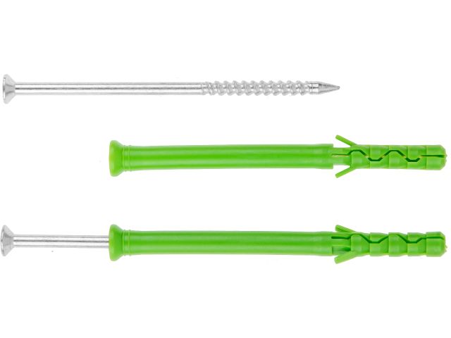 Дюбель-гвоздь 6х80 полипропилен потай (100 шт в пакете)