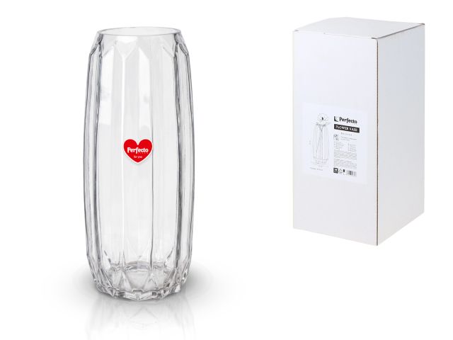 Изображение 3 Ваза для цветов, стеклянная, 26х9 см., серия Beloved, PERFECTO LINEA