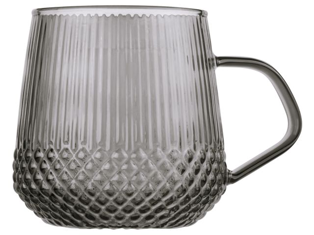 Изображение 3 Кружка стеклянная, 400 мл, серия SONATA GREY, PERFECTO LINEA