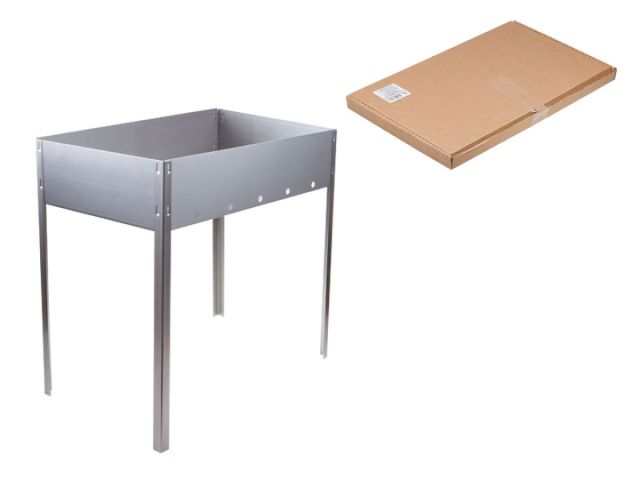 Изображение 1 Мангал сборный "Стандарт" без шампуров в г/карт.кор (500х300х500 х0,7толщ), PERFECTO LINEA