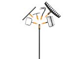 Смотреть изображение 5 Грабли мет. для грунта 14 зубьев OneClick FISKARS