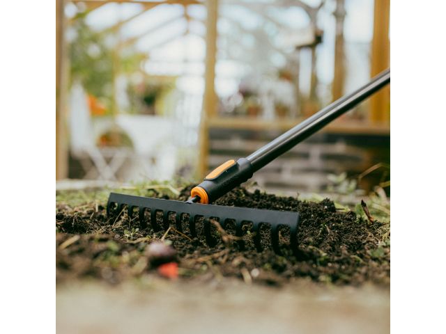 Изображение 7 Грабли мет. для грунта 14 зубьев OneClick FISKARS