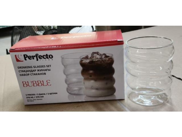 Изображение 1 Набор стаканов, 2 шт., 370 мл, серия BUBBLE, PERFECTO LINEA