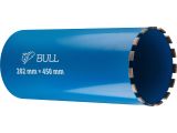 Коронка алмазная d 202мм железобетон BULL, L450мм, мокрое сверление