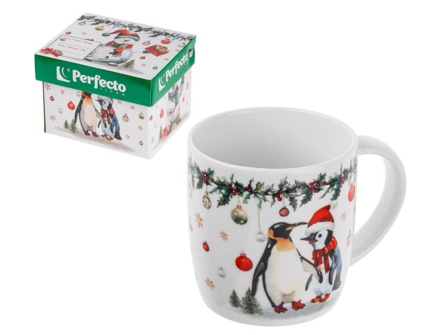Изображение 2 Кружка керамическая, в кор., 360 мл, серия WINTER FABLE-3, PERFECTO LINEA