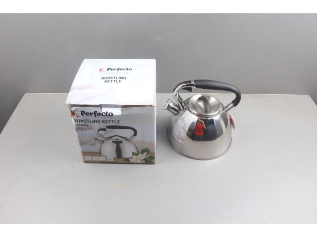 Чайник со свистком, нержавеющая сталь, 3.0 л, Jasmine, PERFECTO LINEA уцененный (4328974720)