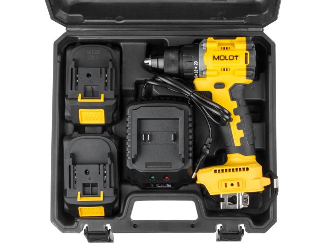 Изображение 13 Дрель-шуруповерт аккумуляторная MOLOT MBD 1825 Li XLT Lite SET