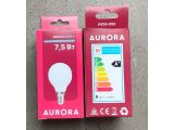 Лампа светодиодная G45 ШАР 7,5Вт 230В E14 6000K AURORA