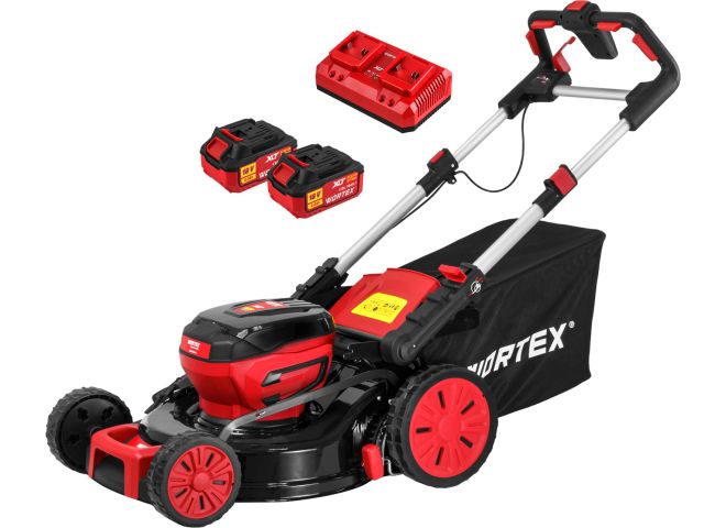 Изображение 2 Газонокосилка аккумуляторная WORTEX CLM 4536-2 в кор. XLT SET БЕСЩЁТ.ДВИГ., САМОХОД., 18В+18В