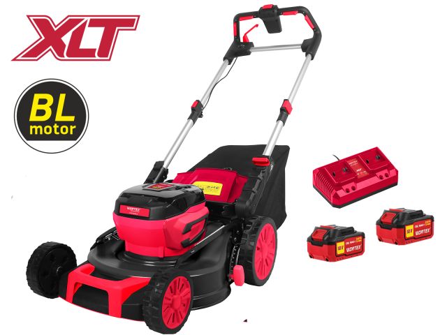 Изображение 1 Газонокосилка аккумуляторная WORTEX CLM 4536-2 в кор. XLT SET БЕСЩЁТ.ДВИГ., САМОХОД., 18В+18В