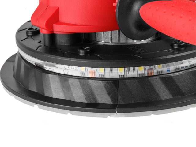 Изображение 7 Шлифмашина для стен и потолков WORTEX DG 1885 в кор. 800 Вт, 180 мм, LED, 1200-2300 об/мин
