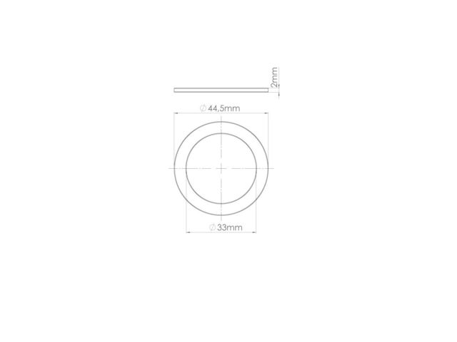 Изображение 2 Уплотнительное кольцо плоское, 40 мм (уп. 5шт.), AV Engineering