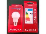 Лампа светодиодная A60 СТАНДАРТ 12Вт 230В E27 6000K AURORA