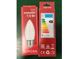 Лампа светодиодная C37 СВЕЧА 7,5Вт 230В E27 4500K AURORA