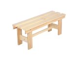 Лавочка разборная, 100х33х43 см, липа, "Банные штучки"