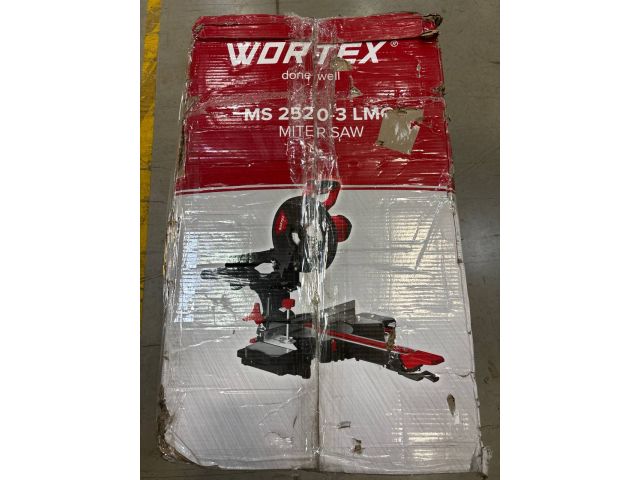 Изображение 1 Торцовочная пила WORTEX MS 2518 LO в кор. 1800 Вт, 255 мм, 5000 об, глуб. до 90 мм, шир. до 340 мм
