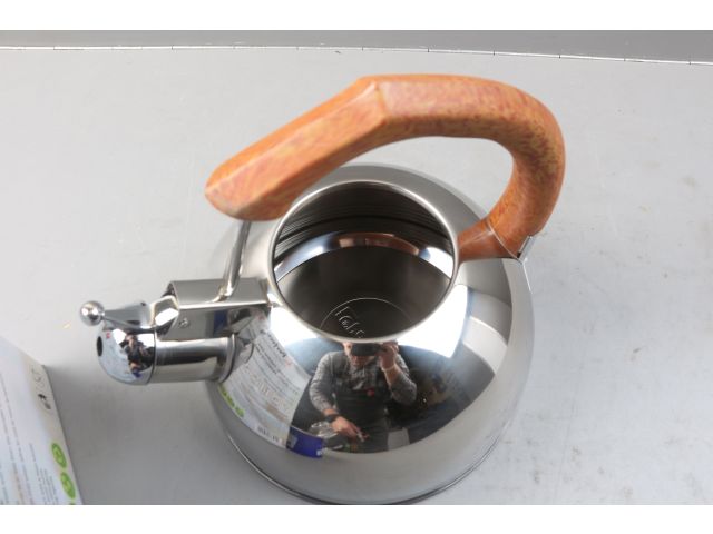 Изображение 3 Чайник со свистком, нержавеющая сталь, 2.5 л, Puer, PERFECTO LINEA уцененный (6401417960)