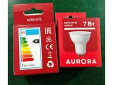 Лампа светодиодная MR16 7Вт 230В GU10 4500K AURORA