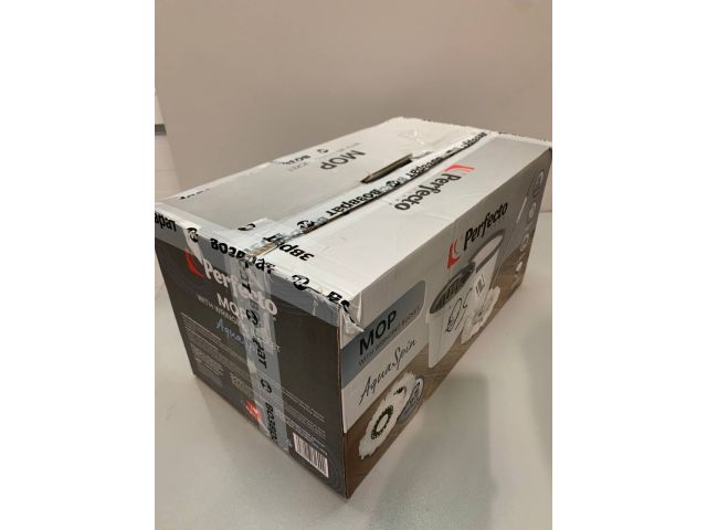 Изображение 1 Швабра с отжимным ведром Mopex, бело-серая, PERFECTO LINEA уцененный (7514101150)