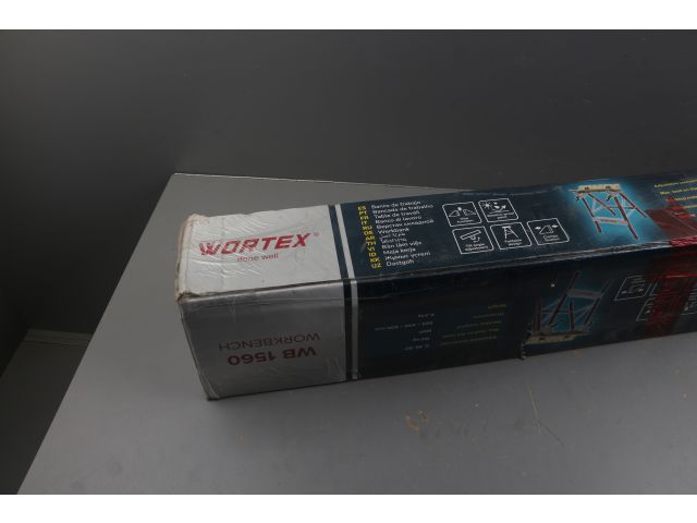 Изображение 2 Верстак складной WORTEX WB 1560 в кор. МДФ, 605x640x800 мм, регулировка столешницы уцененный (7657