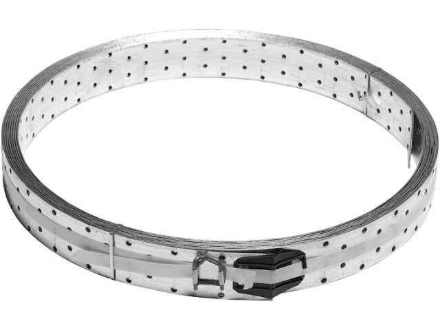 Изображение 1 Лента монтажная перфорированная 30 мм LM белый цинк (бухта 10 м) STARFIX