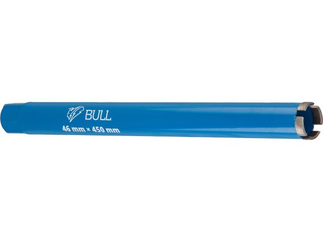 Коронка алмазная d 46мм железобетон BULL, L450мм, мокрое сверление