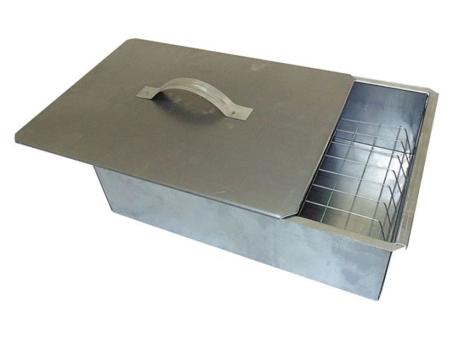 Изображение 1 Коптильня, 1-ноярусная, 350х250х100мм, (сталь 0,5мм), PERFECTO LINEA