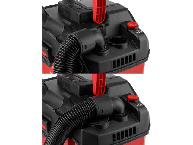 Изображение 6 Аккум. пылесос WORTEX CVC 1815 в кор. XLT SET БЕСЩЁТ., 18 В, 9-15 кПа, 10 л, строительный