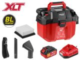 Смотреть изображение 1 Аккум. пылесос WORTEX CVC 1815 в кор. XLT SET БЕСЩЁТ., 18 В, 9-15 кПа, 10 л, строительный