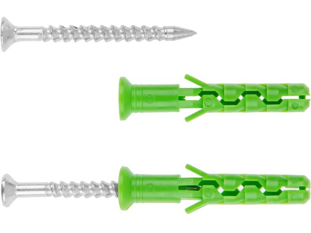 Дюбель-гвоздь 6х60 полипропилен потай (200 шт в пакете)