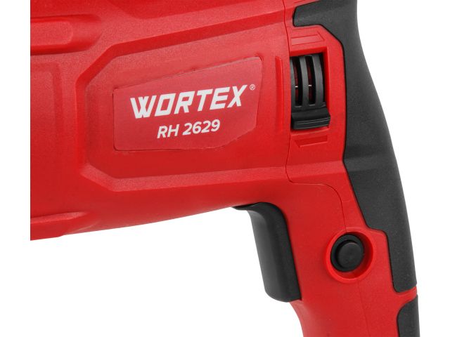 Изображение 10 Перфоратор WORTEX RH 2629 в чем. + (2 зубила, 3 сверла) 800 Вт, 3.0 Дж, 26 мм, 4 режима, SDS-plus, Б