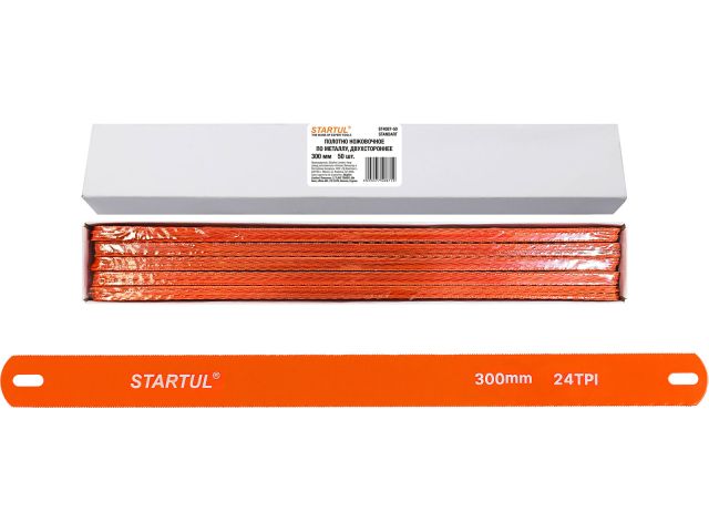 Полотно ножовочное по мет.300мм 50шт. двухстор. STARTUL STANDART (ST4087-50)