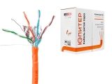 Кабель витая пара F/UTP Cat5E 4х2х24AWG (0.51мм) 305м, CCA, внутр. (ПВХ) Юпитер