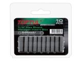 Насадка шестигранник 8мм 1/4" 10шт блистер TOPTUL (FSDA0808G)