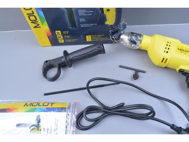 Изображение 2 Дрель ударная MOLOT MDS 1307 в кор. уцененный (1741500704)