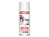 Краска-эмаль аэроз. универсальная белый глянец STARFIX 520мл (9003)