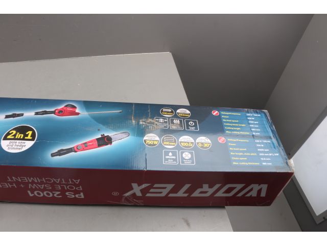 Изображение 5 Высоторез WORTEX PS 2001 + насадка-кусторез в кор. уцененный (0000106758)