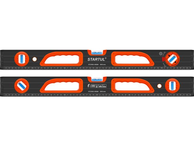 Уровень 600мм магнитный STARTUL PROFI (ST2560-060M)