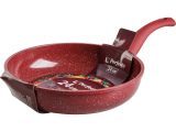Сковорода ф 24х5.5 см, алюм., антиприг. покр., серия Cook&amp;Fun, бургундия, PERFECTO LINEA