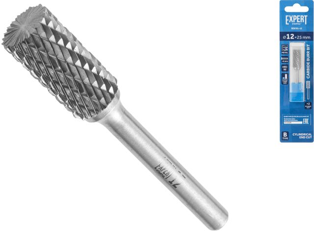 Борфреза твердосплавная тип B 12x25мм EXPERT STARTUL