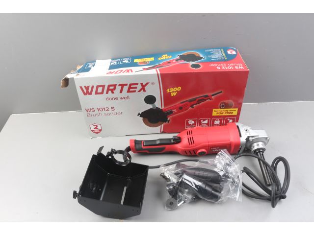 Щеточная шлифмашина WORTEX WS 1012 S в кор. 1300 Вт, 100х120 мм, 900-3200 об/мин уцененный (001887