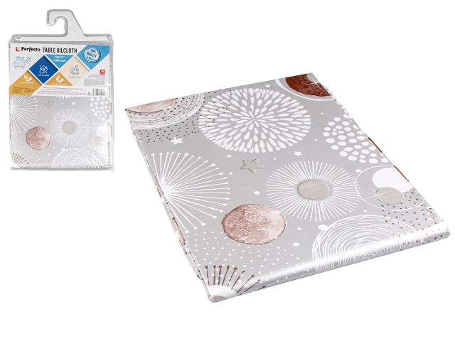 Клеенка столовая, нетканая основа с ПВХ покр., коллекция &quot;DECO&quot;, 140х110 см., PERFECTO LINEA