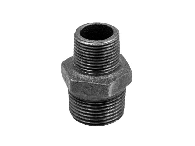 Ниппель ред. 3/4&quot; х 1/2&quot; нар.-нар. чугун черн., AV Engineering