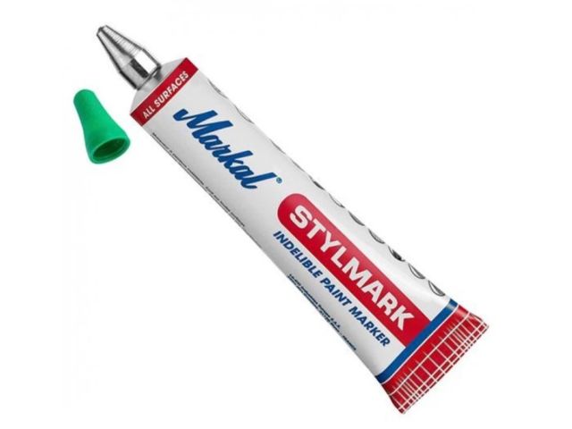 Маркер промышл. перманентный с шариковым наконечником MARKAL STYLMARK ЗЕЛЕНЫЙ