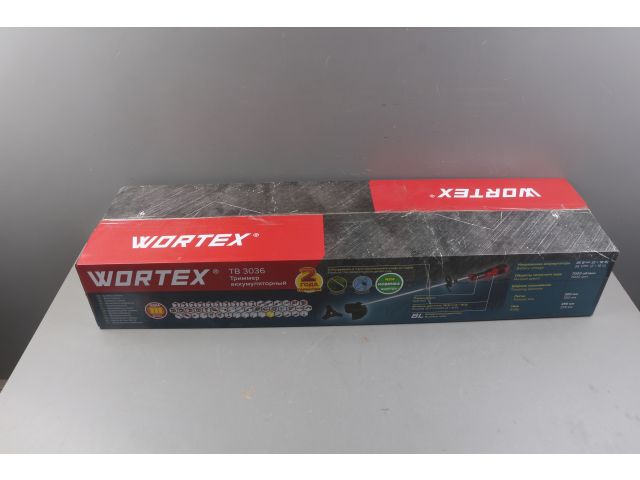 Триммер аккум. WORTEX TB 3036 ALL1 XLT SOLO БЕСЩЁТ.ДВИГ., 18В+18В, шир.скаш.300 мм леска, 255 мм н