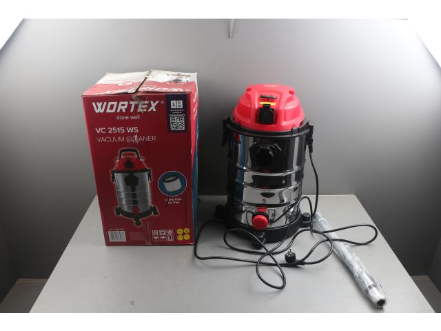 Пылесос WORTEX VC 2515 WS в кор. 1400 Вт, 25 л, провод 4 м, шланг 3,5 м уцененный (0036872640)